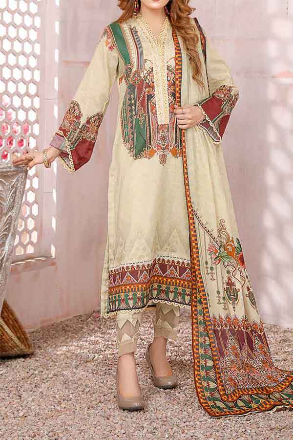 Kanwal Digital Print Lawn`22 D#103 Pista