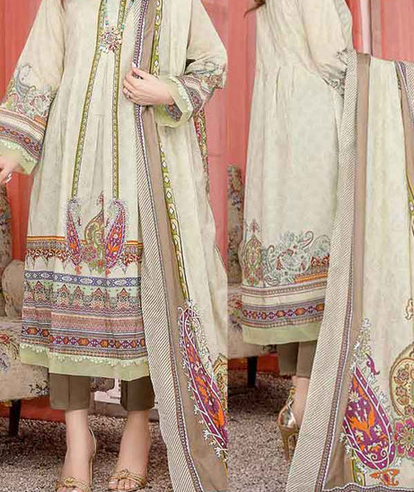 Kanwal Digital Print Lawn`22 D#106 Pista
