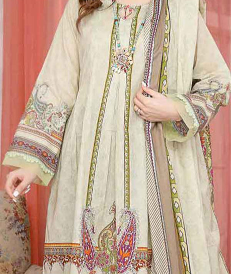 Kanwal Digital Print Lawn`22 D#106 Pista
