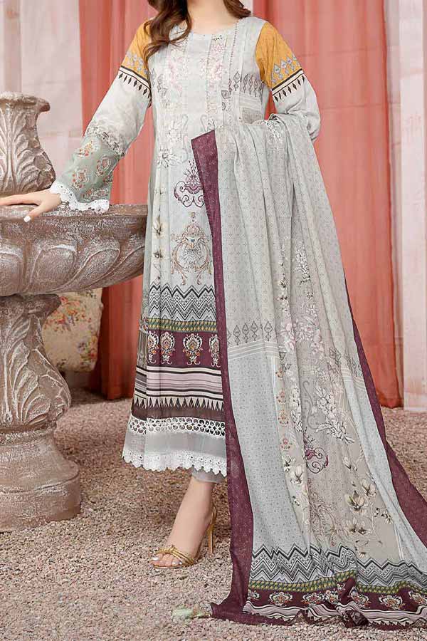 Kanwal Digital Print Lawn`22 D#109 Pista