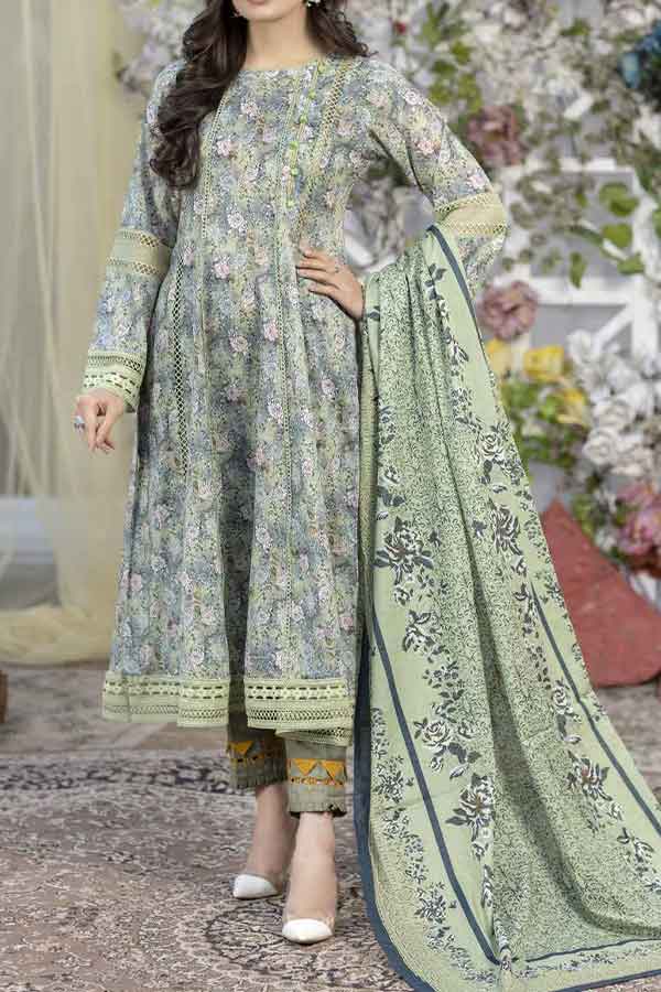 Kanwal Digital Print Lawn`22 D#03 Pista