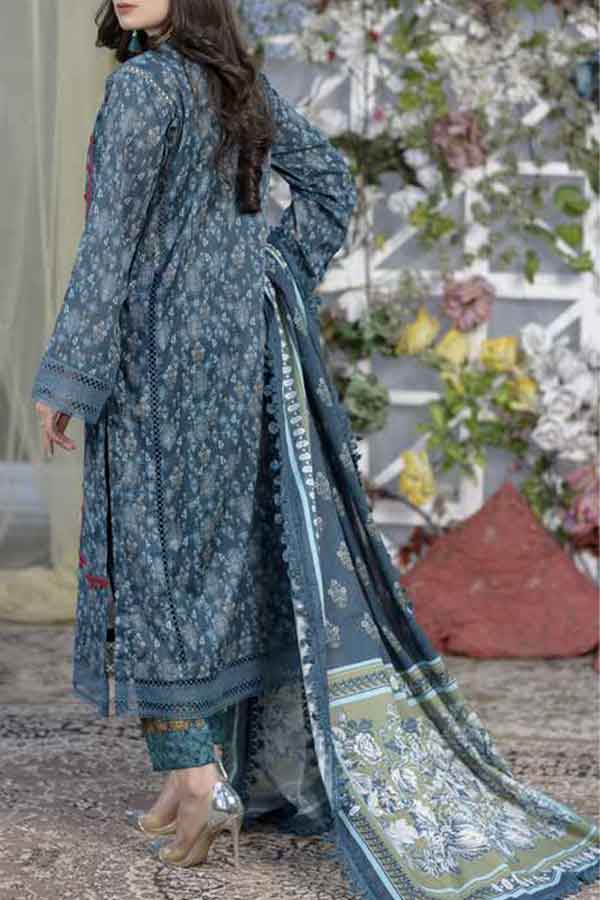 Kanwal Digital Print Lawn`22 D#05 Zink