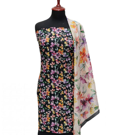 Kanwal Print Lawn'24 D#133 (Black)