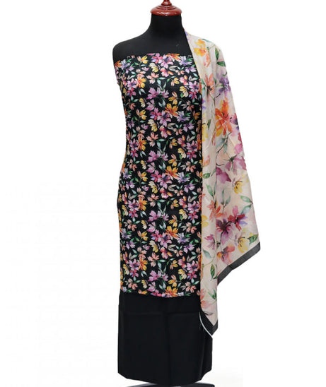 Kanwal Print Lawn'24 D#133 (Black)