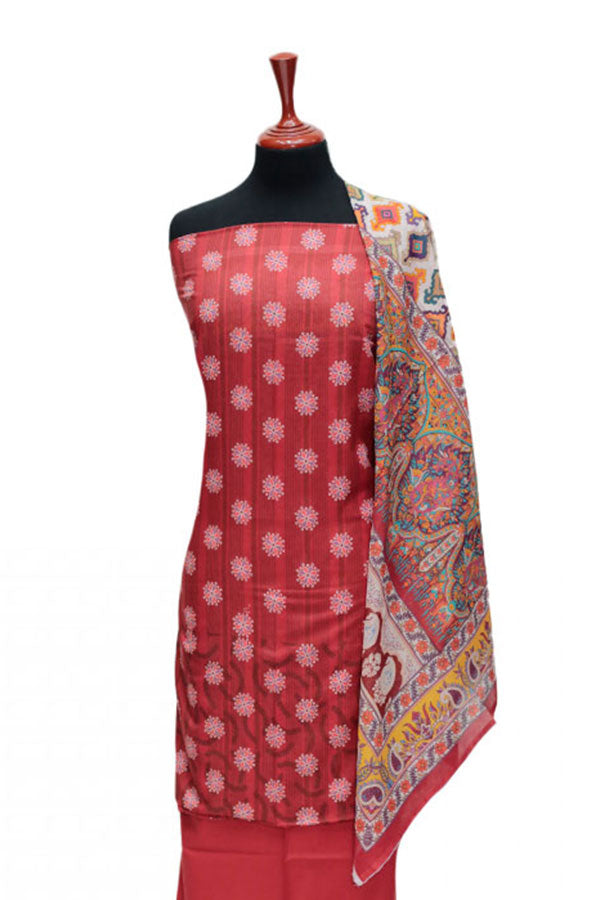 Kanwal Print Lawn'24 D#138 (Red)