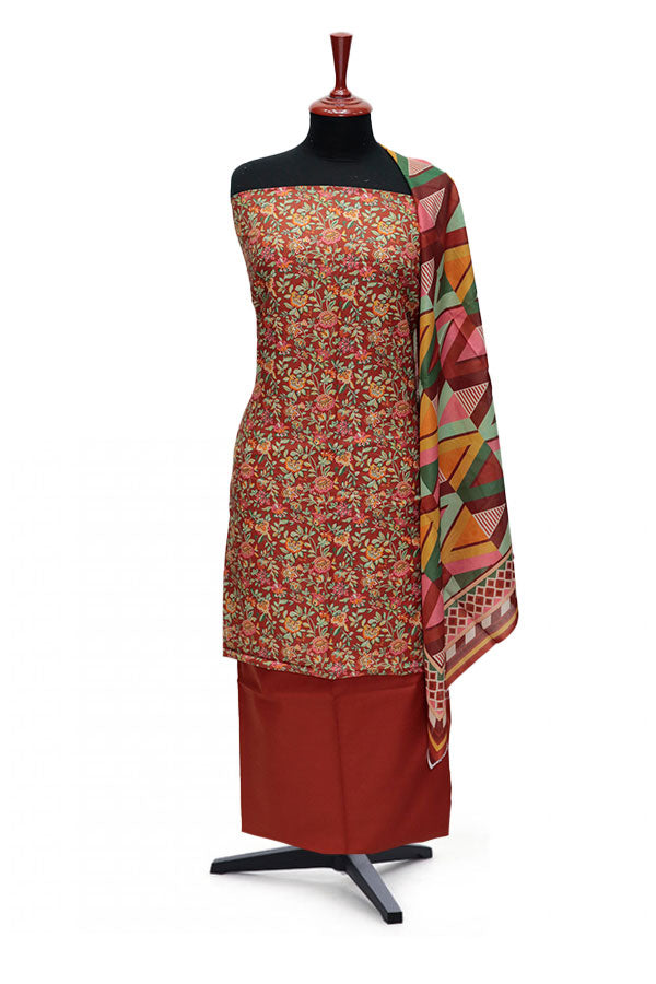 Kanwal Print Lawn'24 D#139 (Rust)