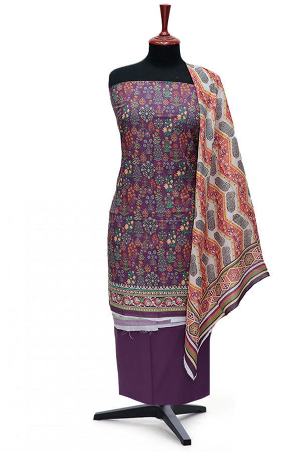 Kanwal Print Lawn'24 D#146 (Purple)