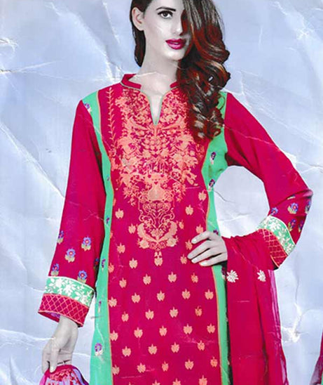 Karandi Khas Embroidered IPZ#9 Maroon