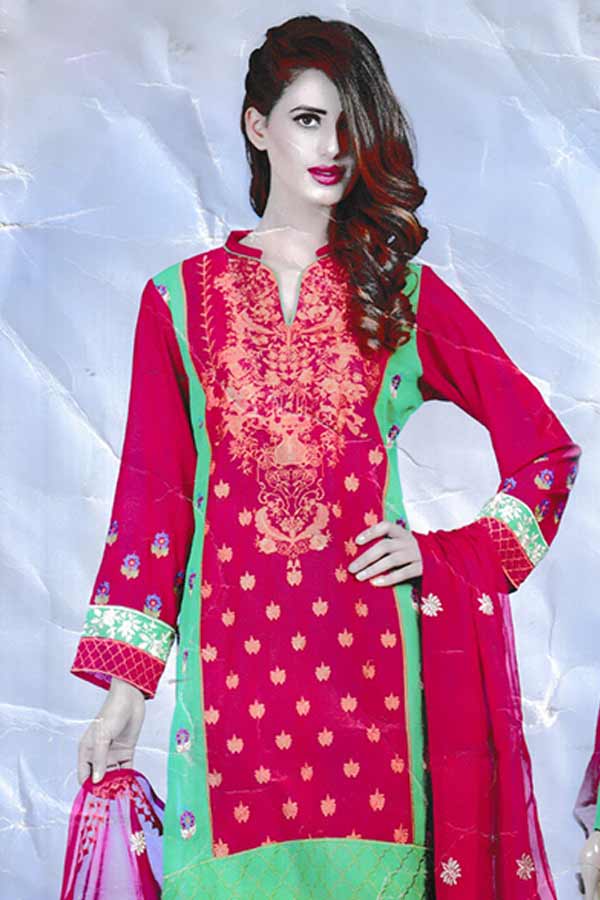 Karandi Khas Embroidered IPZ#9 Maroon