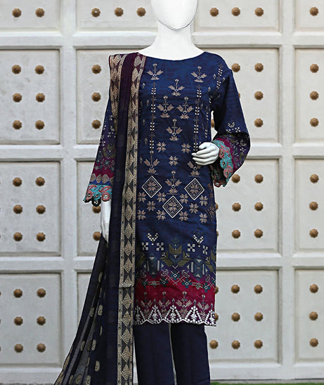 Kashish Jacquard Emb Lawn'23 D#3
