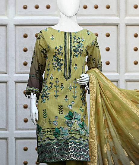 Kashish Jacquard Emb Lawn'23 D#7