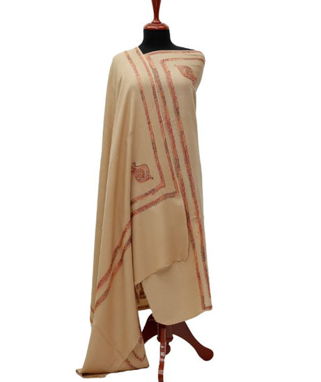 Kashmiri Medium Border Shawl D#275-1