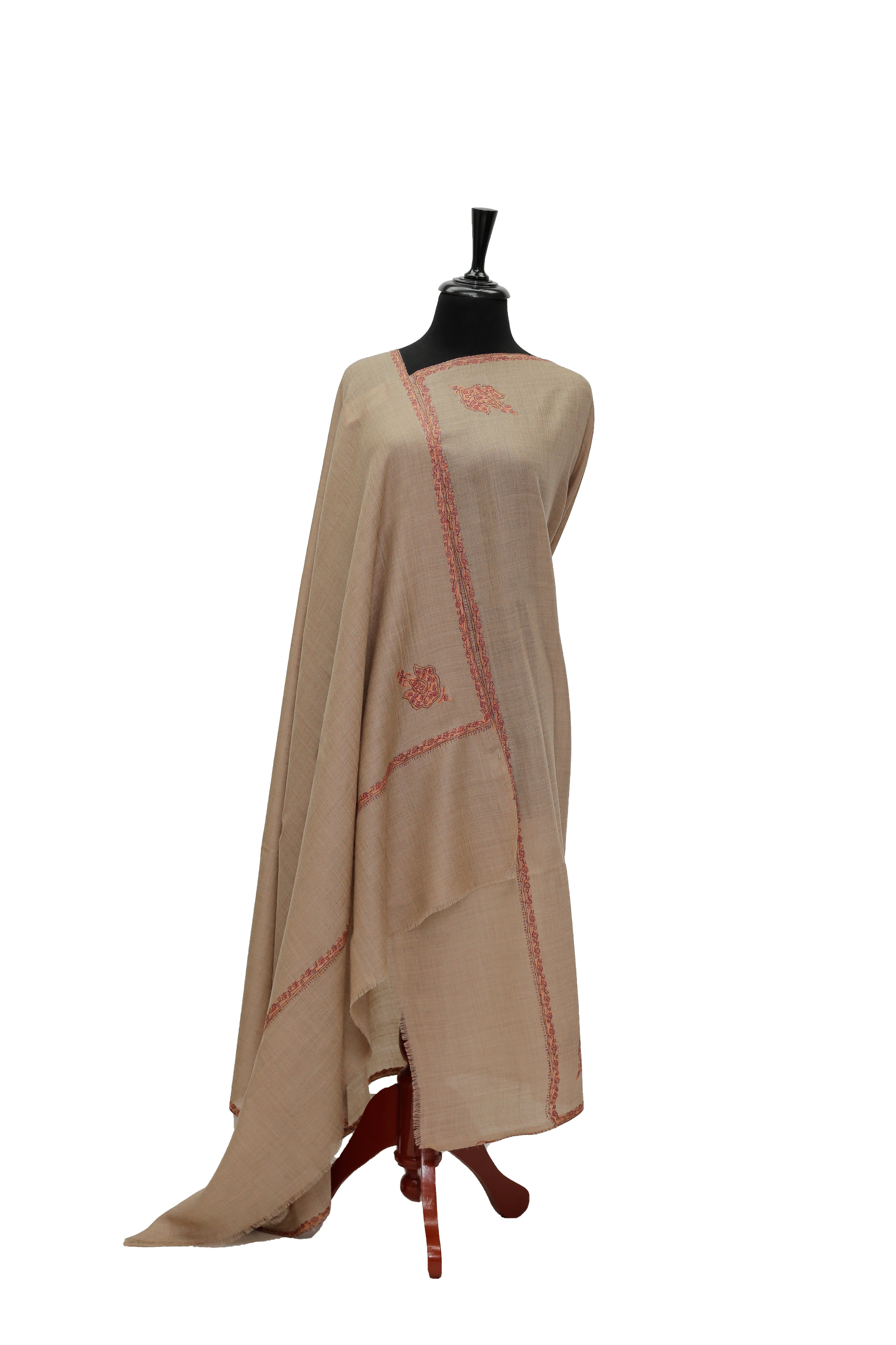 Kashmiri Work Kingri Shawl D#95-4