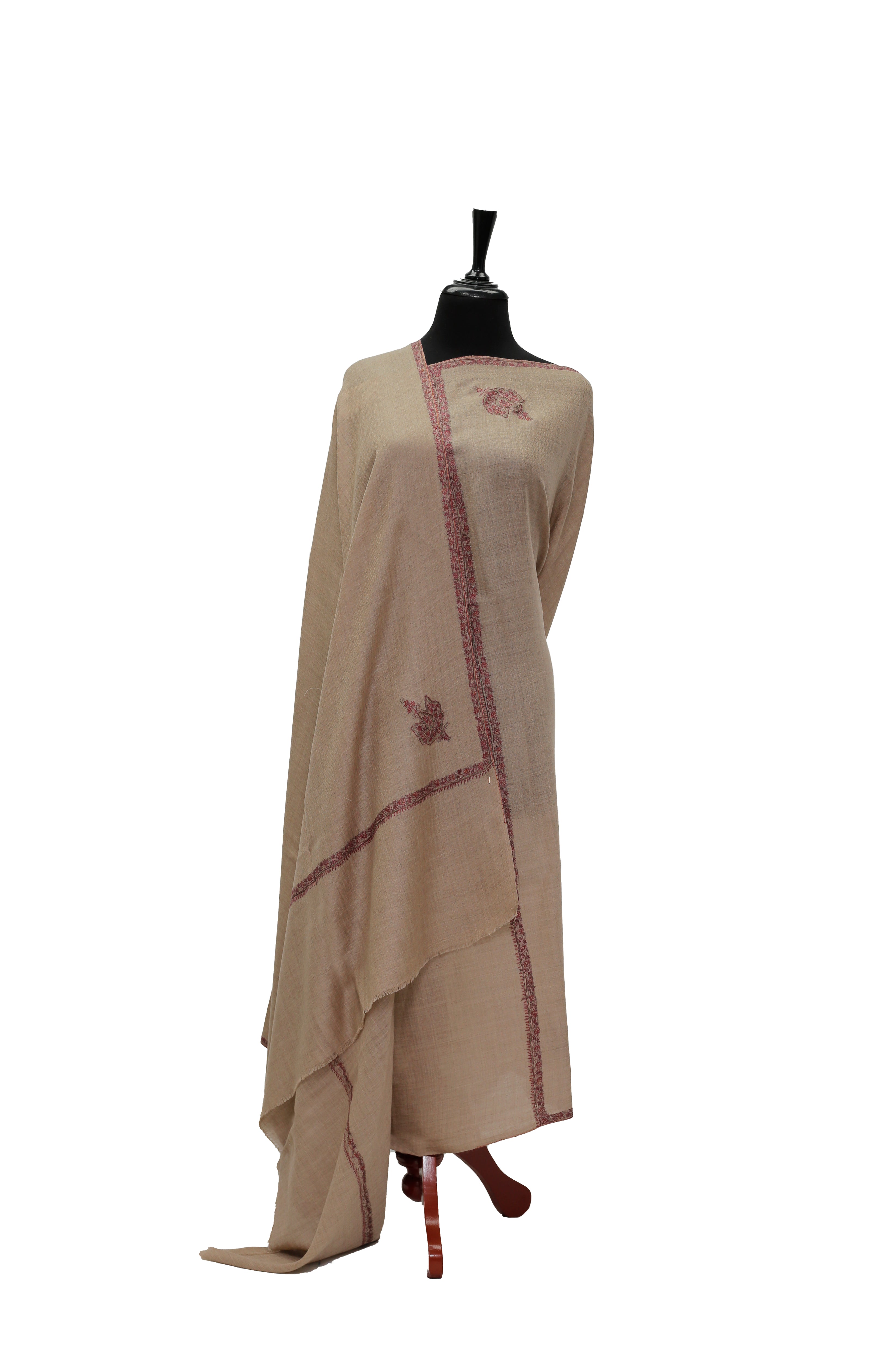 Kashmiri Work Kingri Shawl D#95-7