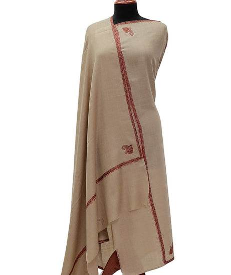 Kashmiri Work Kingri Shawl D#96-2