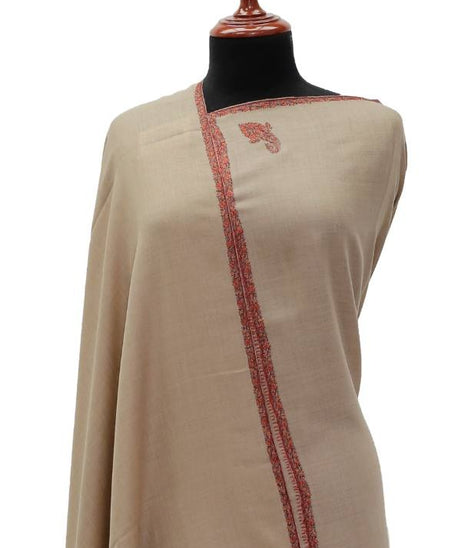 Kashmiri Work Kingri Shawl D#96-2