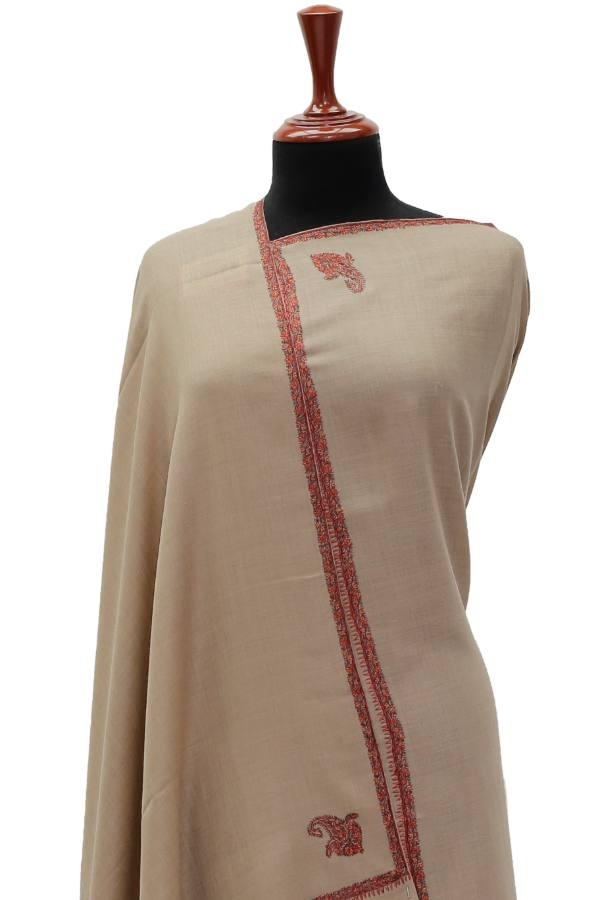 Kashmiri Work Kingri Shawl D#96-2