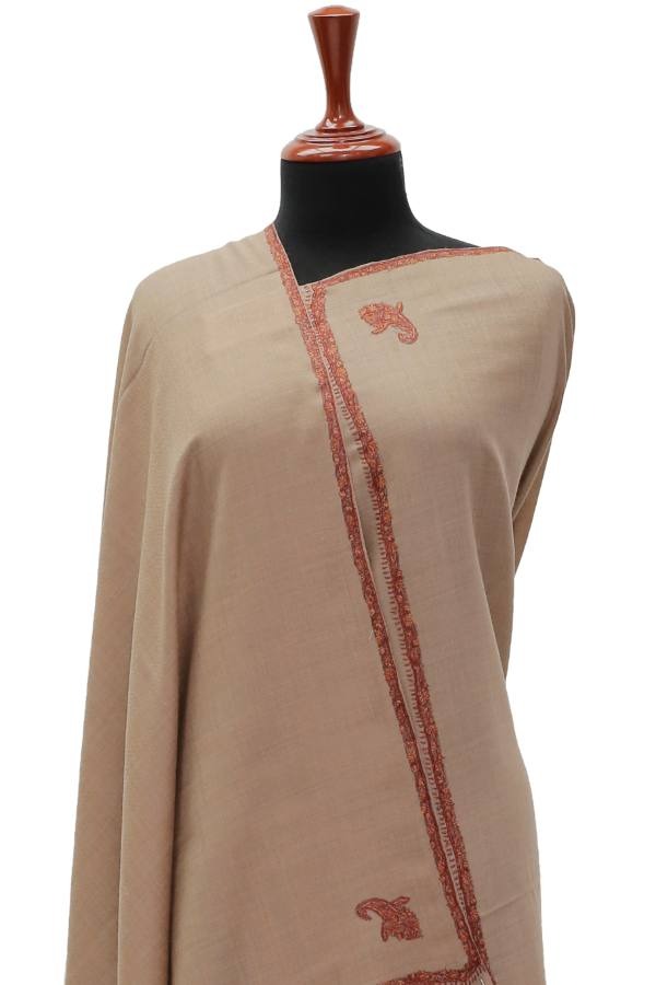 Kashmiri Work Kingri Shawl D#96-4