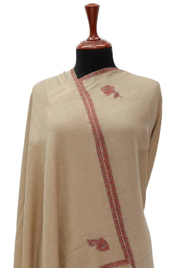 Kashmiri Work Kingri Shawl D#96-6