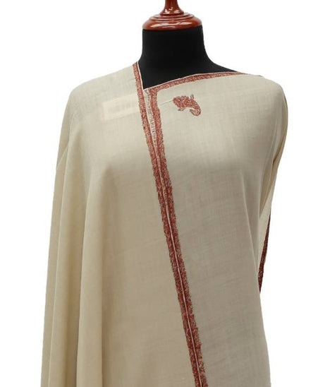 Kashmiri Work Kingri Shawl D#96-8