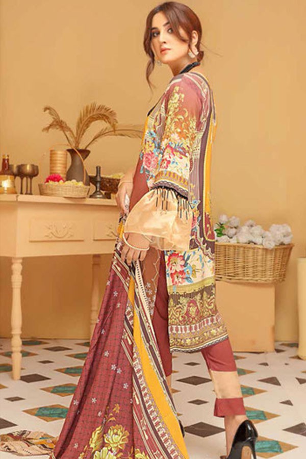 Kesarin D/Print Emb Viscose`20 D#7