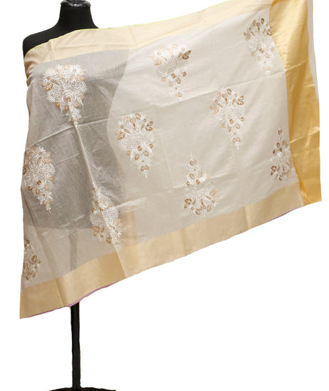 Khaddi Emb Dupatta D#1-A