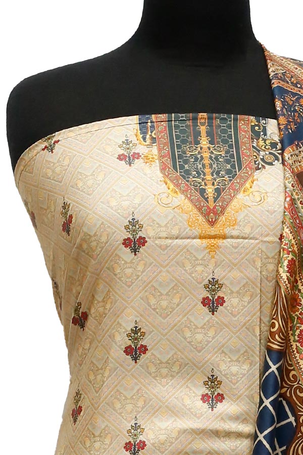 Khaddi DP Classic Linen`22 D#4324 Brown