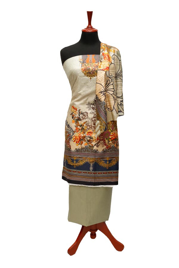 Khaddi DP Classic Linen`22 D#4326 Pista