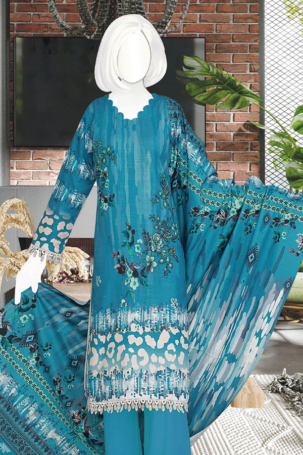 Khadija D/Print Khaddar`22 V-408 D#3