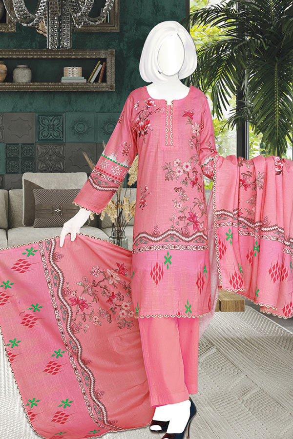 Khadija D/Print Khaddar`22 V-408 D#5