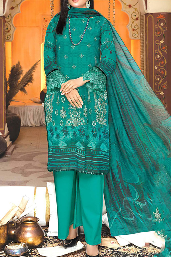 Khadija`s Naira Emb Lawn`23 D#02