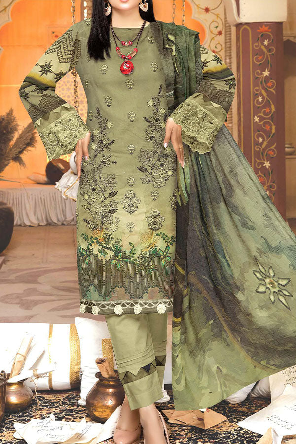 Khadija`s Naira Emb Lawn`23 D#03