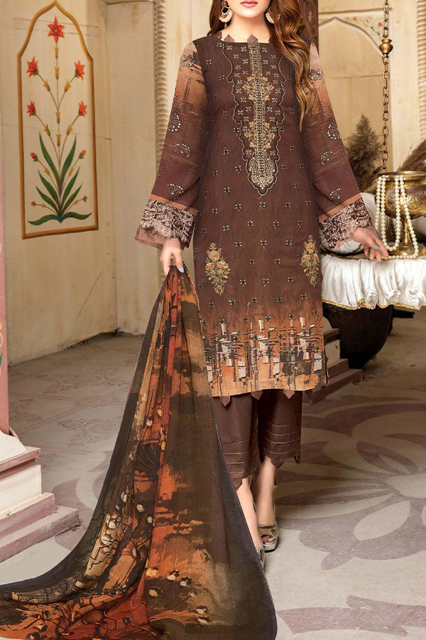 Khadija`s Naira Emb Lawn`23 D#08