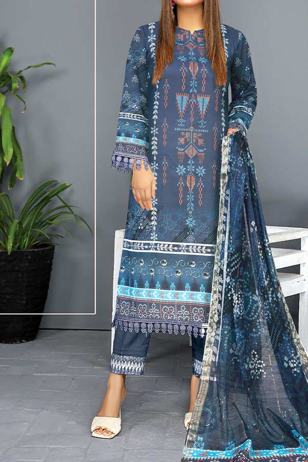 Khadija's Rang Eid Lawn`23 Vol-521 D#10