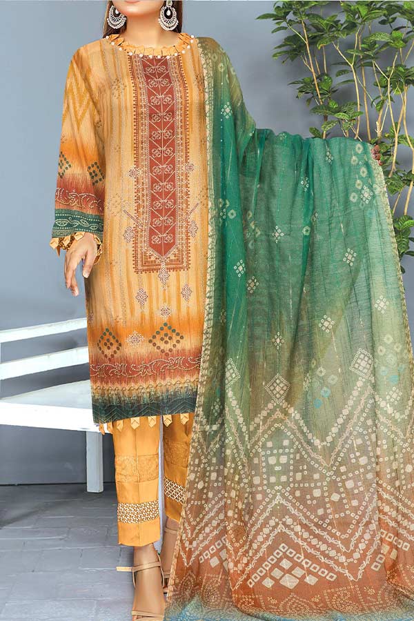 Khadija's Rang Eid Lawn`23 Vol-521 D#07