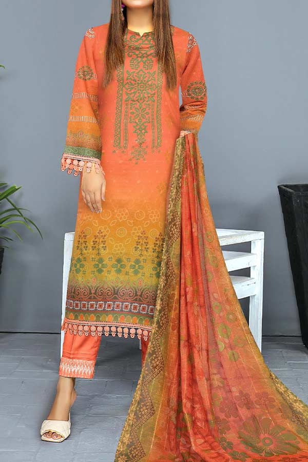 Khadija's Rang Eid Lawn`23 Vol-521 D#08