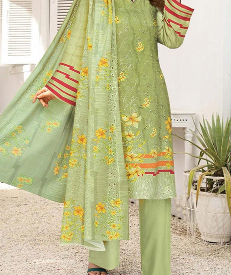 Khadija`s C-Kari Viscose`24 Vol-439 Green