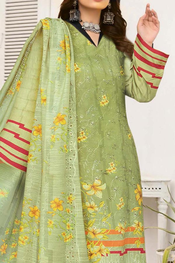 Khadija`s C-Kari Viscose`24 Vol-439 Green