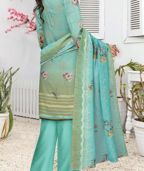 Khadija`s C-Kari Viscose`24 Vol-439 L-Ferozi