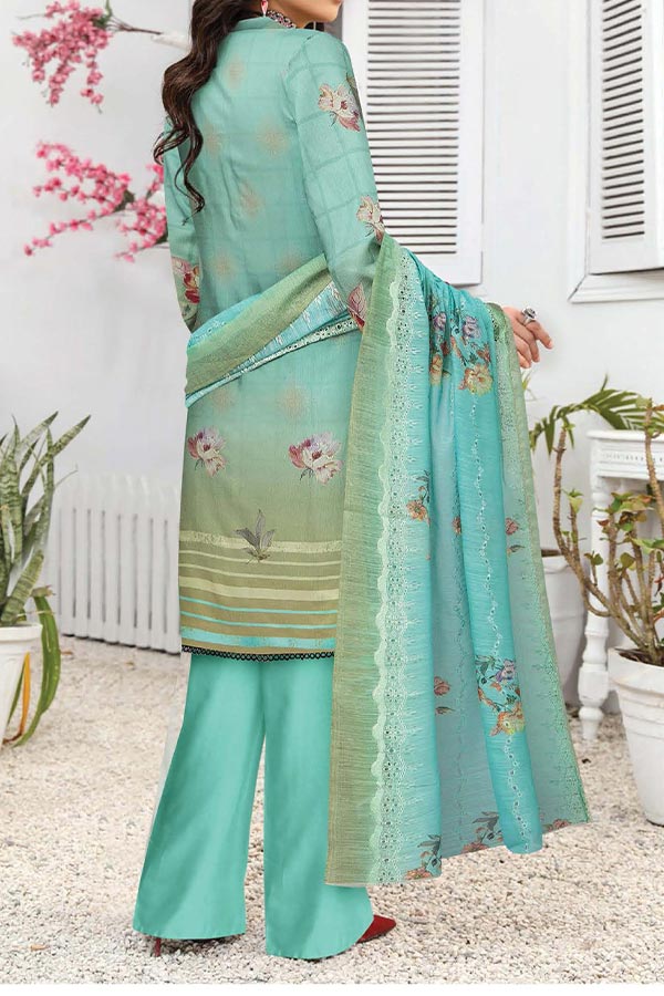 Khadija`s C-Kari Viscose`24 Vol-439 L-Ferozi