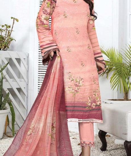 Khadija`s C-Kari Viscose`24 Vol-439 L-Peach