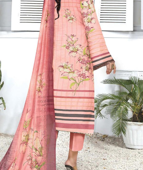 Khadija`s C-Kari Viscose`24 Vol-439 L-Peach