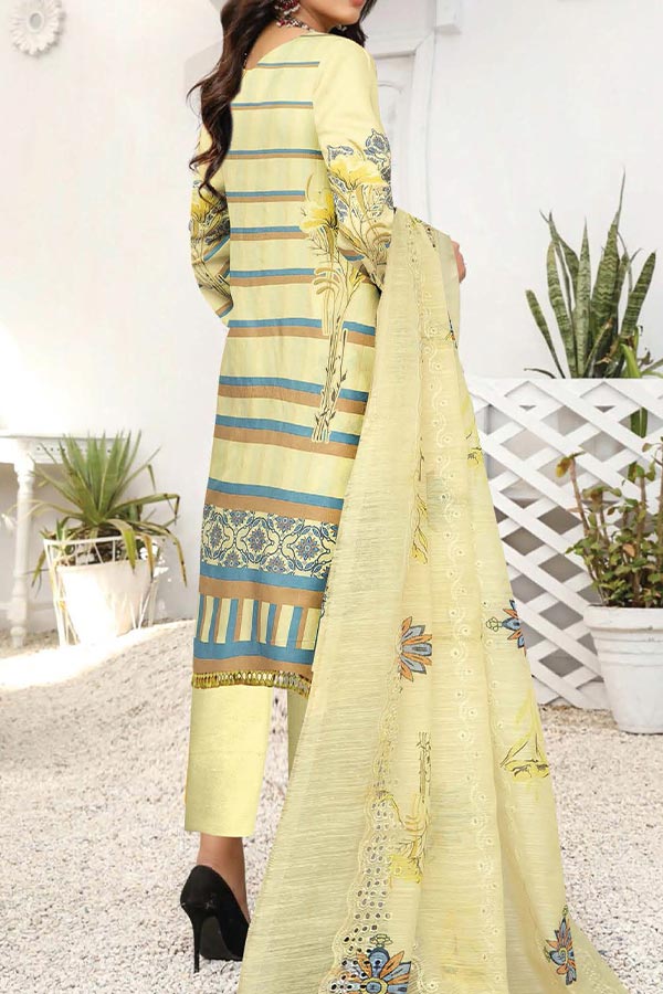 Khadija`s C-Kari Viscose`24 Vol-439 Lemon