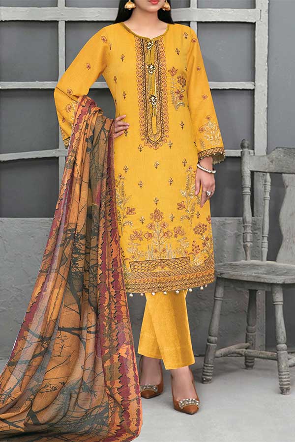 Khadija's Luxury Emb Lawn'23 D#03
