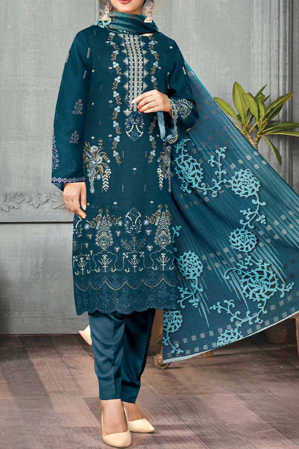 Khadija's Luxury Emb Lawn'23 D#05