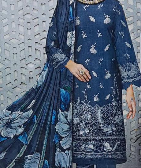 Khadija`s Mahru Emb Viscose`24 D-Grey