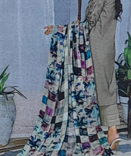 Khadija`s Mahru Emb Viscose`24 L-Brown