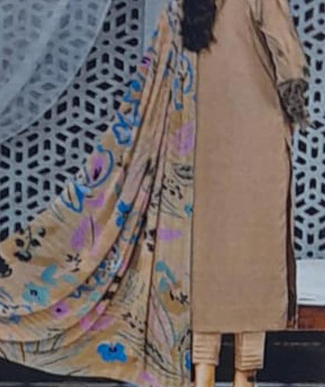 Khadija`s Mahru Emb Viscose`24 Peach