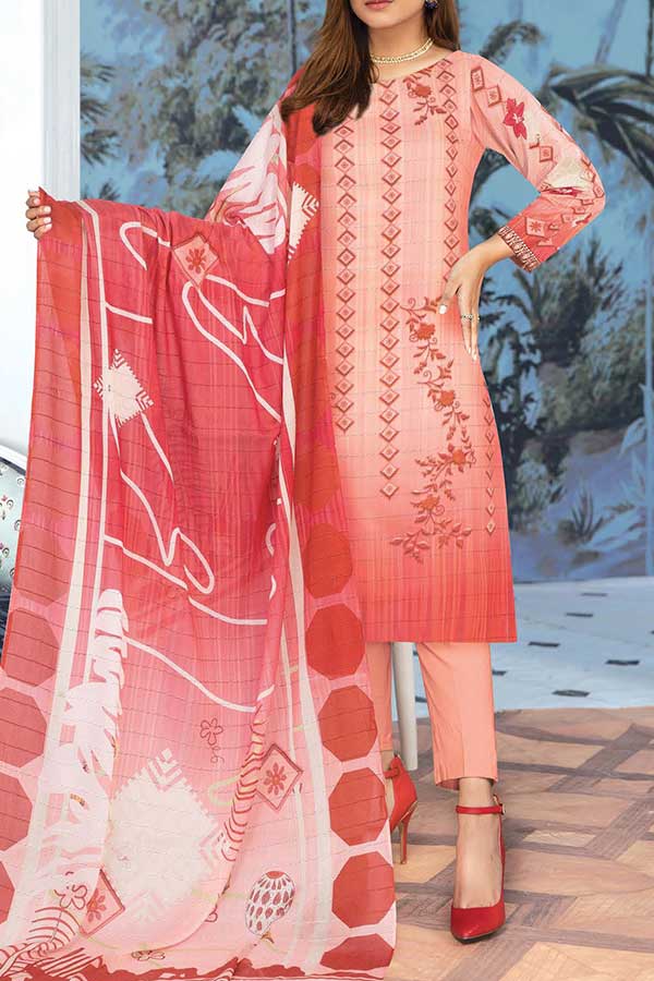 Khadija's Fadyaa Lawn`23 Vol-518 D#05