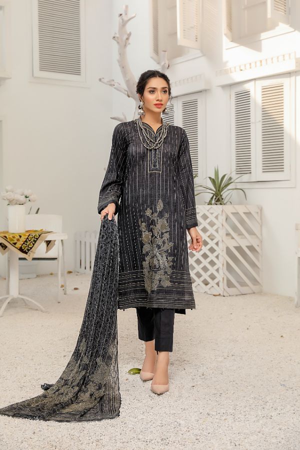 Khaka P/Emb Lawn`21 D#01 Vol-2 – Tradition Stores